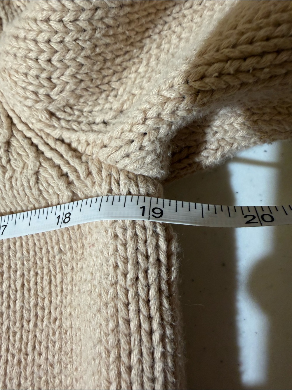 Natural Instincts Cotton Full Zip Cardigan Cream Black Size Small Preppy - Picture 8 of 10